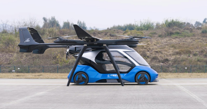 New Chinese eVTOL features detachable flying and ground modules