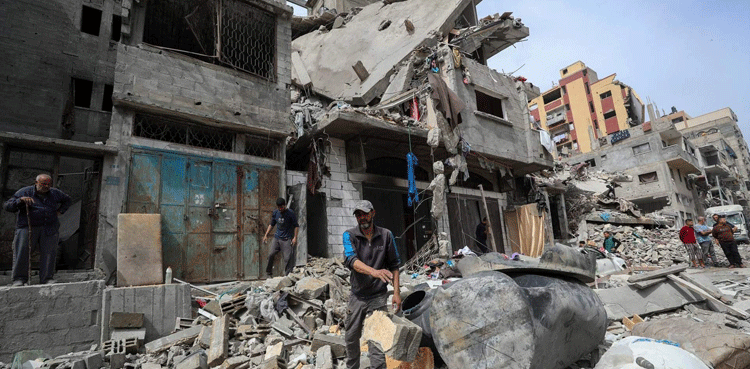 Gaza health officials say Israeli airstrike on police station kills 8