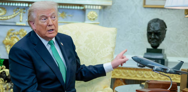 Trump says US is not putting troops in Middle East region