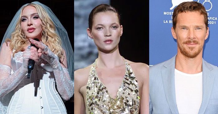 Madonna taps Kate Moss, Benedict Cumberbatch and more for top-secret music video