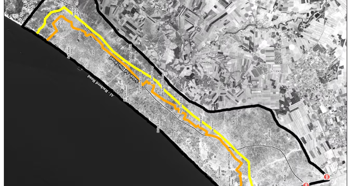 Israeli maps outline expanded zone of military control in Gaza