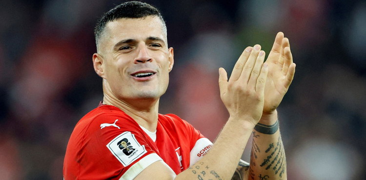 Veteran midfielder Xhaka to lead Switzerland at World Cup