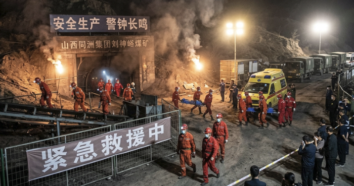 China rescuers search for missing after mine blast kills 82