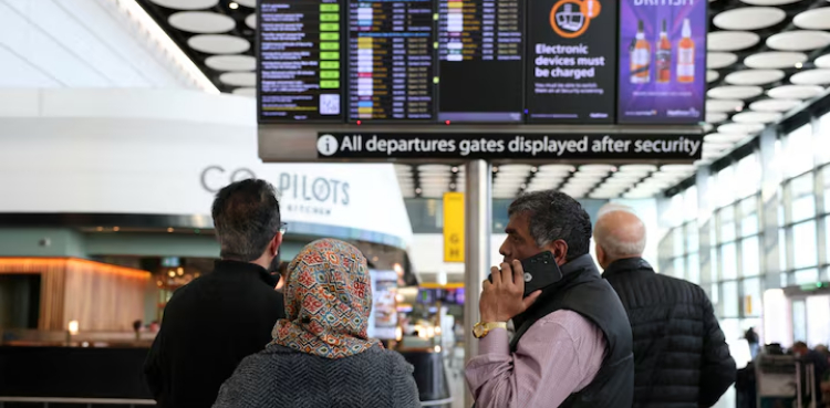 Heathrow passenger numbers fall in April as Iran war disrupts travel