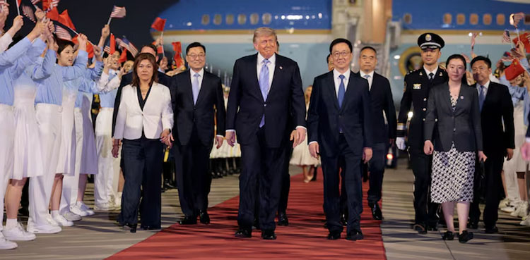 Trump arrives in Beijing for high-stakes summit with Xi Jinping
