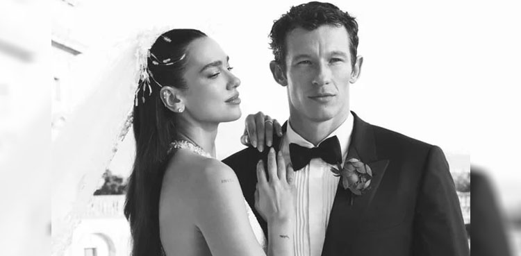 Dua Lipa, Callum Turner share jaw-dropping wedding photos from Villa Valguarnera
