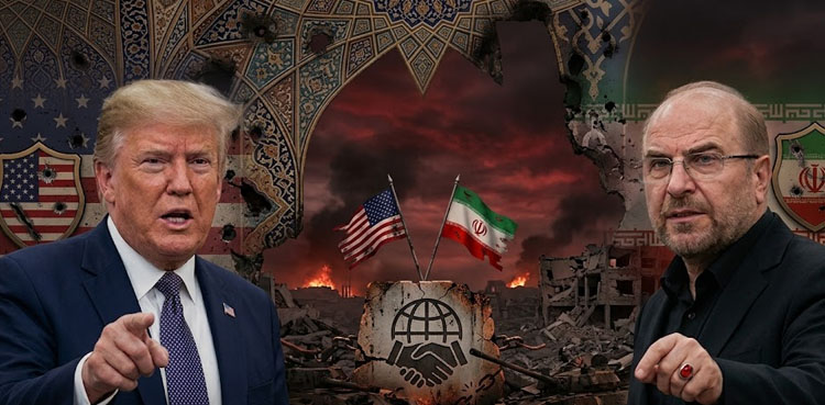 US–Iran peace talks tested by war of words between Trump and Ghalibaf