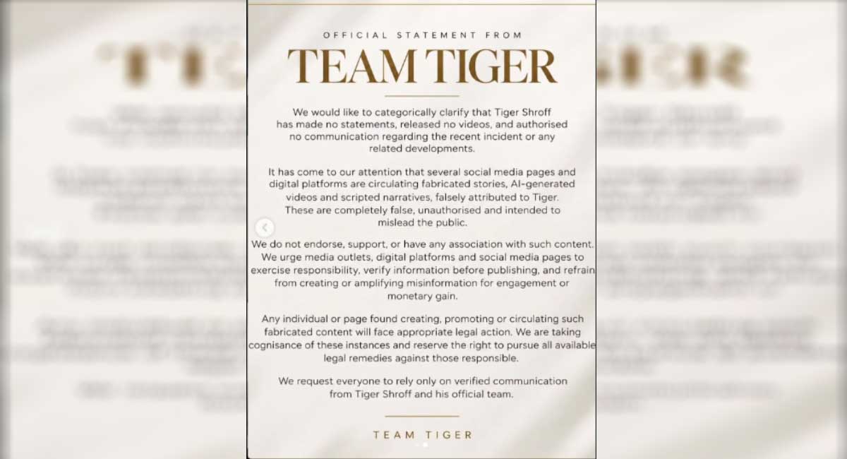 Tiger Shroff, 